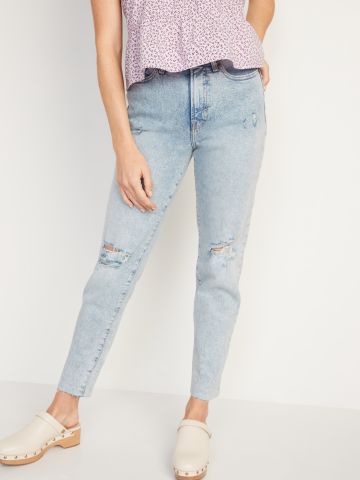 ג'ינס ווש עם קרעים של OLD NAVY