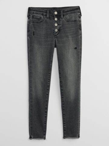 מכנסי ג'ינס בסיומת גזורה / בנות של GAP