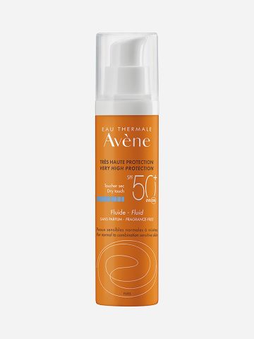 תחליב הגנה לעור רגיל- מעורב Fluid Spf50+ Fragrance free של AVENE