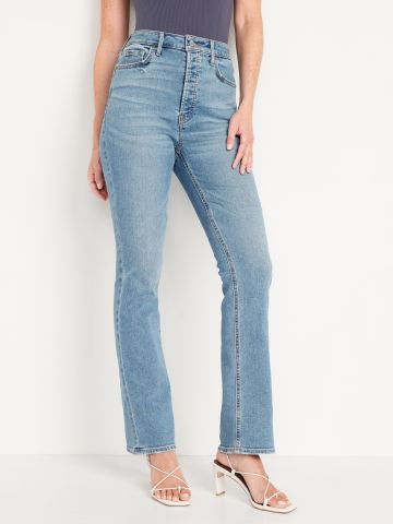 ג'ינס ארוך מתרחב בגזרה גבוהה של OLD NAVY
