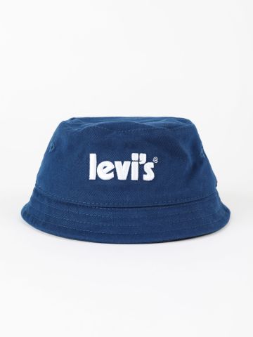 כובע באקט עם רקמת לוגו LEVIS / בנים של LEVIS