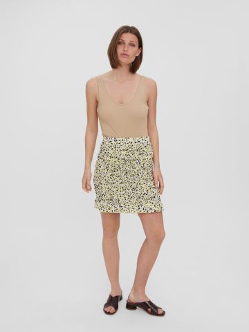 חצאית מיני בהדפס פרחוני של VERO MODA
