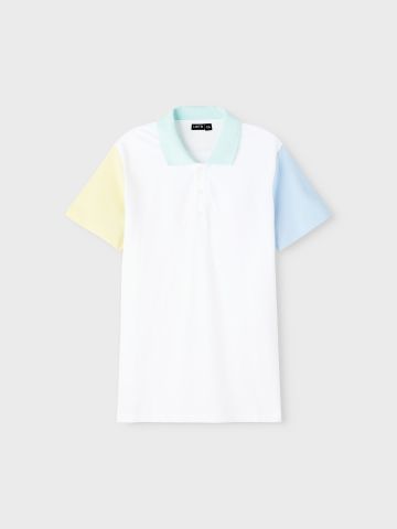חולצת פולו קולור בלוק / TEEN של undefined