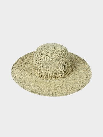 כובע קש רחב שוליים של LALINE