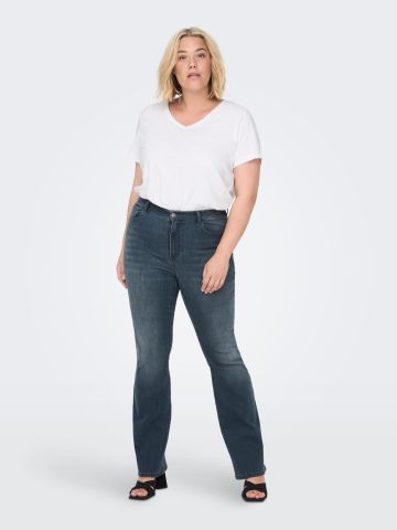 ג'ינס גבוה בגזרה ישרה של ONLY