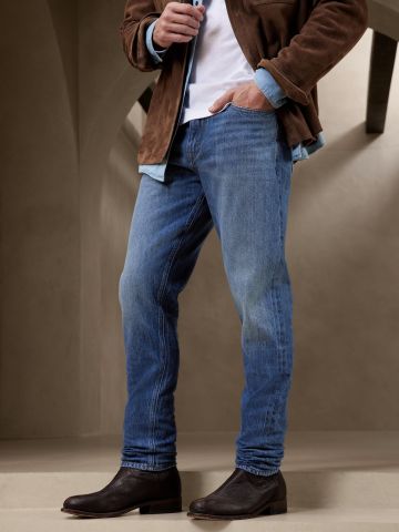 ג'ינס בגזרה ישרה של BANANA REPUBLIC