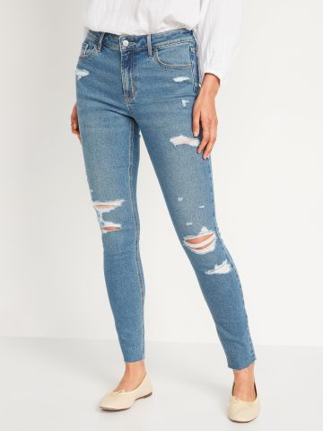 ג'ינס ארוך עם קרעים של OLD NAVY