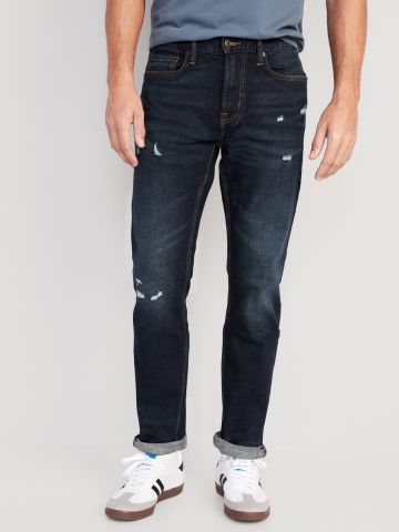 ג'ינס ארוך עם שיפשופים של undefined
