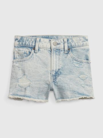 מכנסי ג'ינס ווש קצרים / בנות של GAP