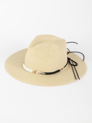 כובע קש רחב שוליים / נשים של YANGA