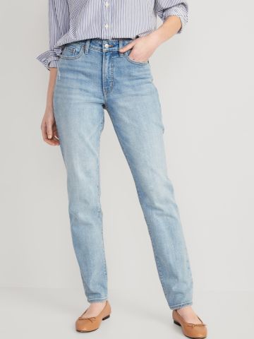 מכנסי ג'ינס בגזרה ישרה של OLD NAVY
