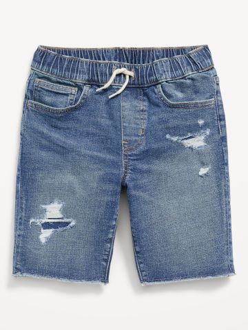 מכנסי ג'ינס קצרים עם שיפשופים / בנים של OLD NAVY