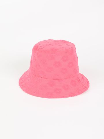 כובע באקט בטקסטורת פרחים / Alma Ola של TX COLLAB