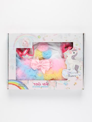מארז תחפושת חד קרן לתינוקות / Purim collection של SHOSHI ZOHAR