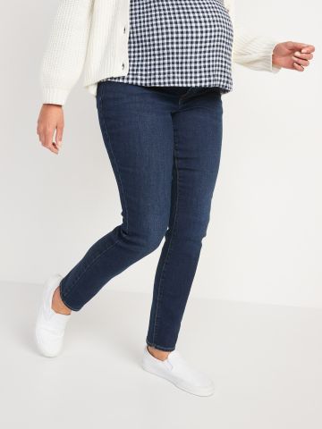 ג'ינס היריון ארוך בגזרת סקיני / MATERNITY של OLD NAVY