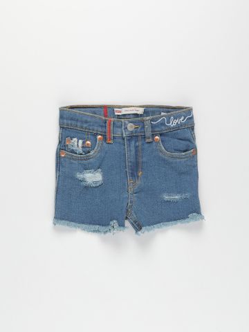 ג'ינס קצר קרעים / 1Y-4Y של LEVIS