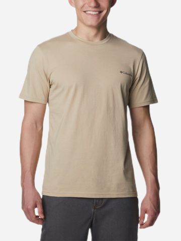 חולצת טי שירט בשילוב הדפס לוגו / גברים של COLUMBIA