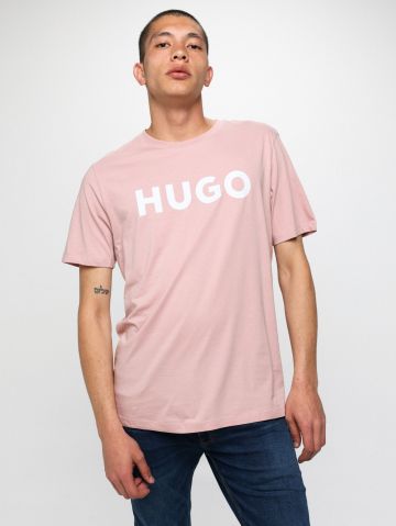 חולצת טי שירט בהדפס לוגו של HUGO