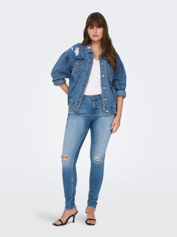 מכנסי ג'ינס ארוכים עם קרעים / Plus Size של ONLY
