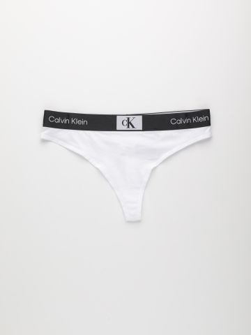 תחתוני חוטיני עם הדפס לוגו רץ / נשים של CALVIN KLEIN