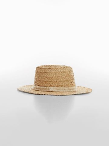 כובע קש רחב שוליים / נשים של MANGO