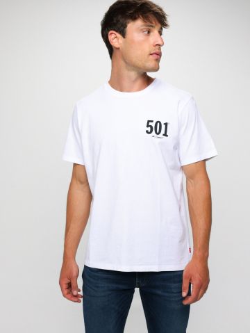 חולצת טי שירט עם הדפס 501 של LEVIS