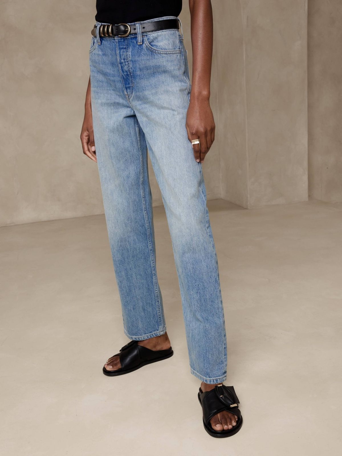  מכנסי ג'ינס ארוכים Loose של BANANA REPUBLIC