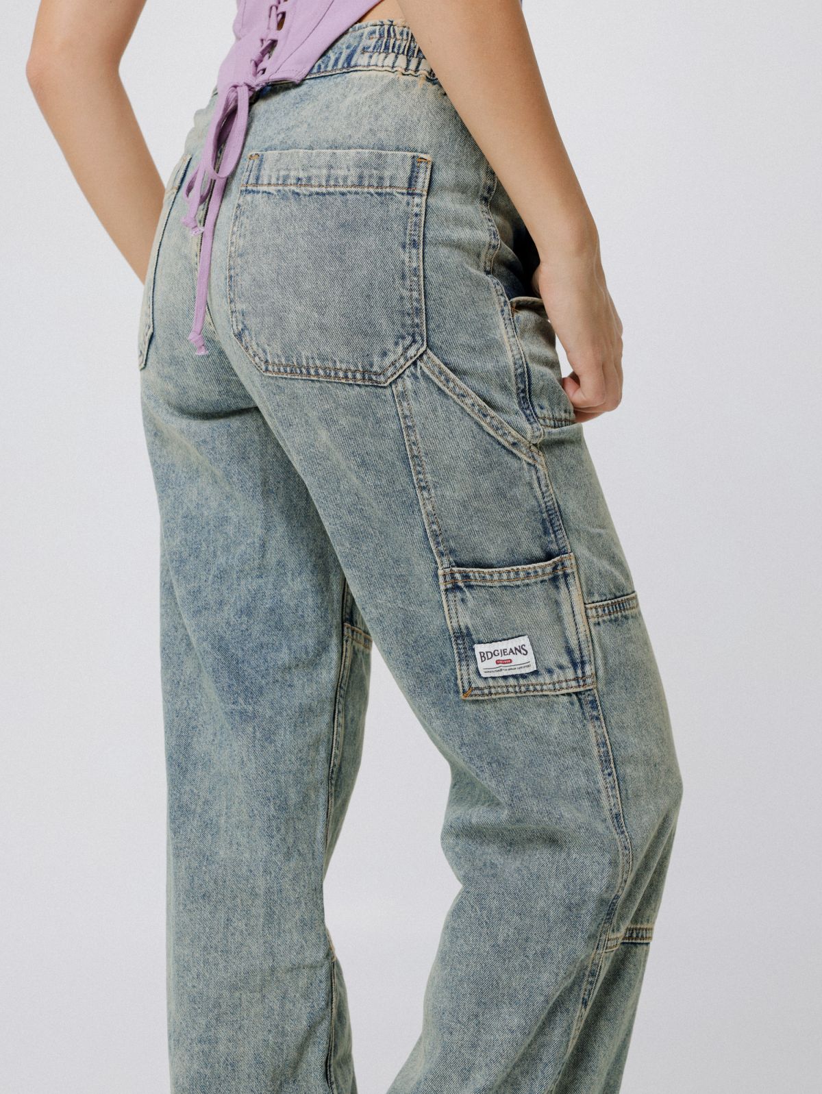  ג'ינס ווש קרגו של URBAN OUTFITTERS