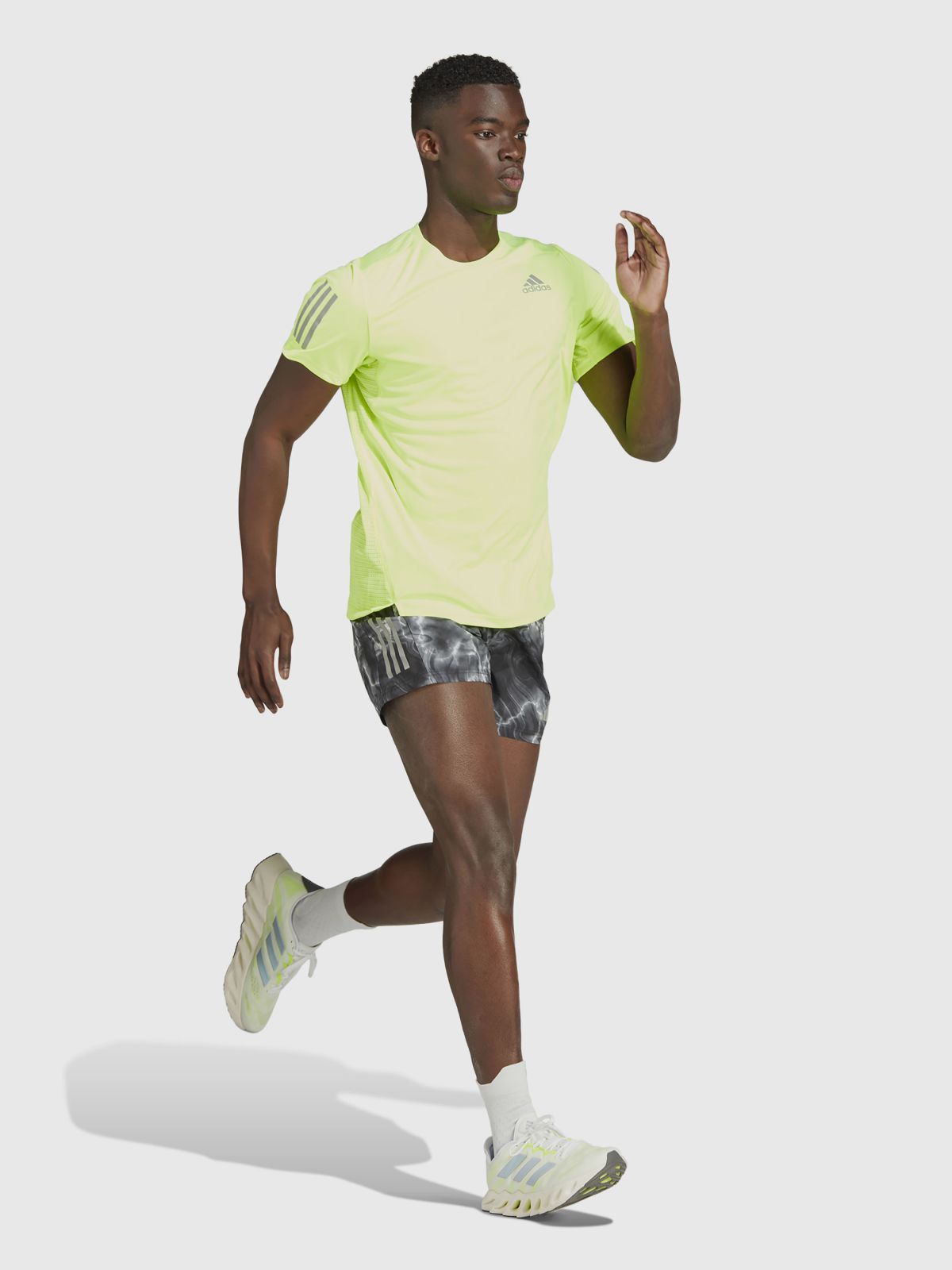  טי שירט ריצה עם לוגו של ADIDAS Performance