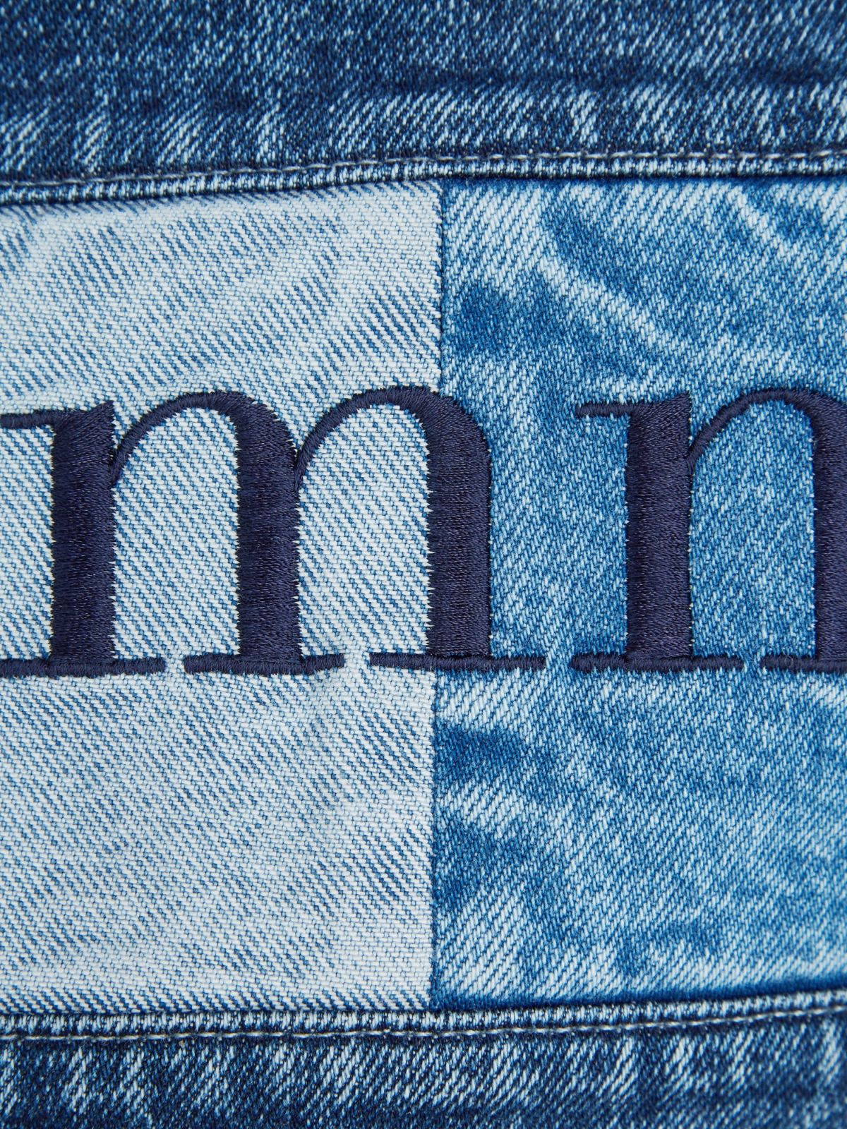  טופ סטרפלס ג'ינס עם לוגו רקום של TOMMY HILFIGER