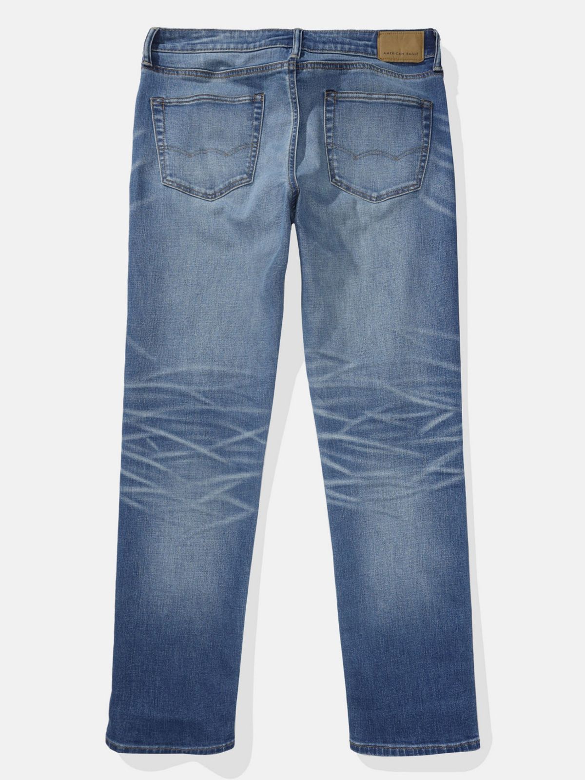  ג'ינס ווש בגזרה ישרה של AMERICAN EAGLE