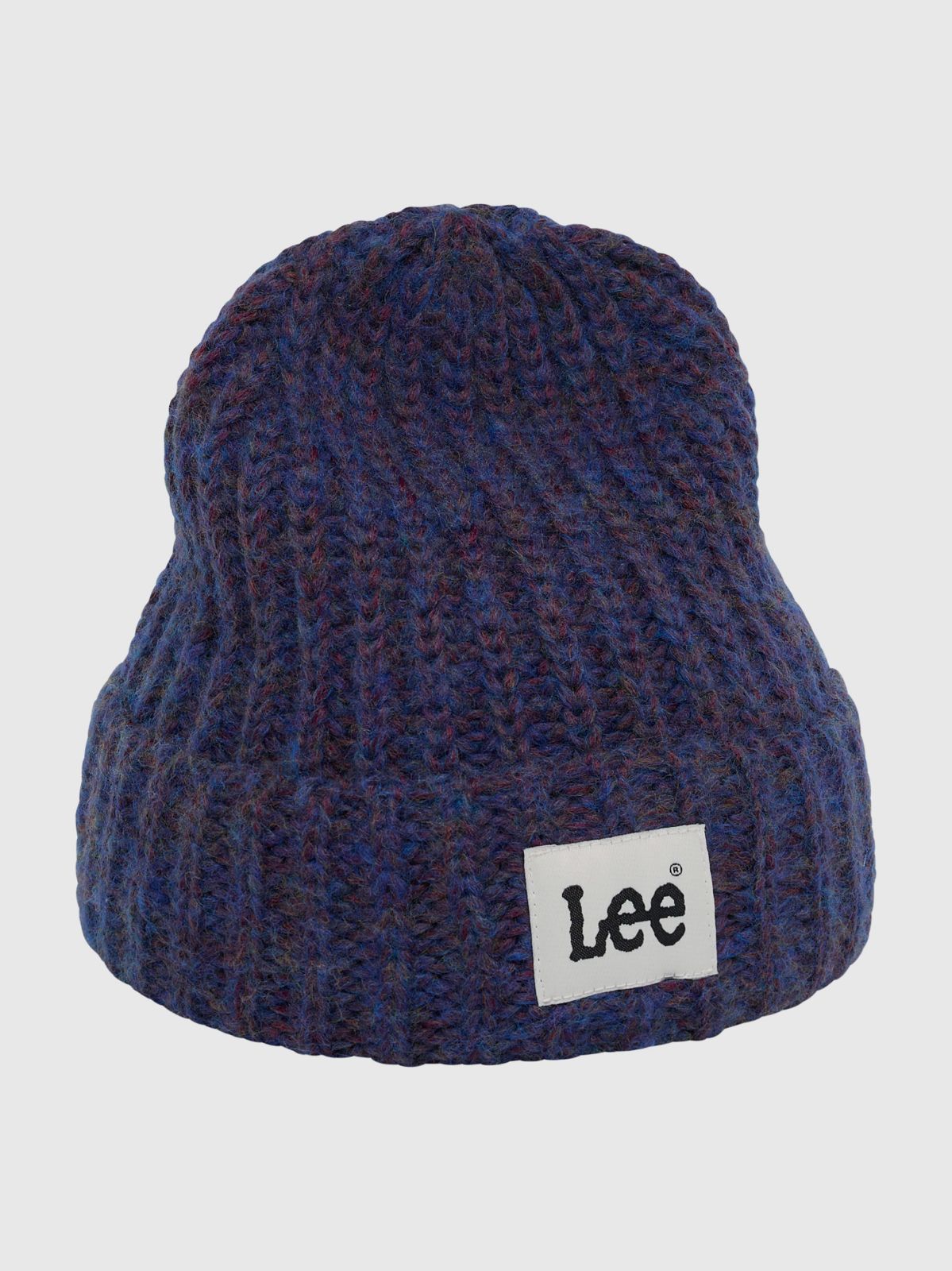  כובע גרב סרוג עם פאץ' לוגו / נשים של LEE