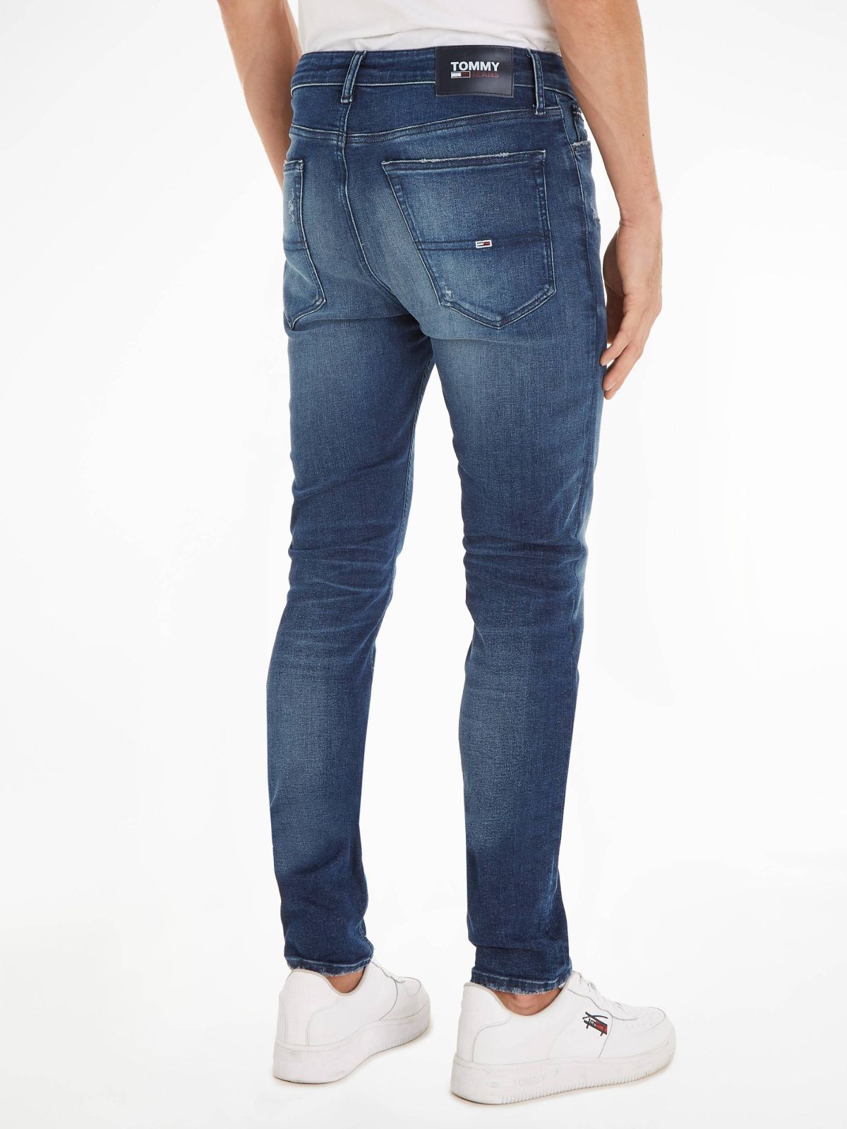  מכנסי ג'ינס סקיני ארוכים של TOMMY HILFIGER