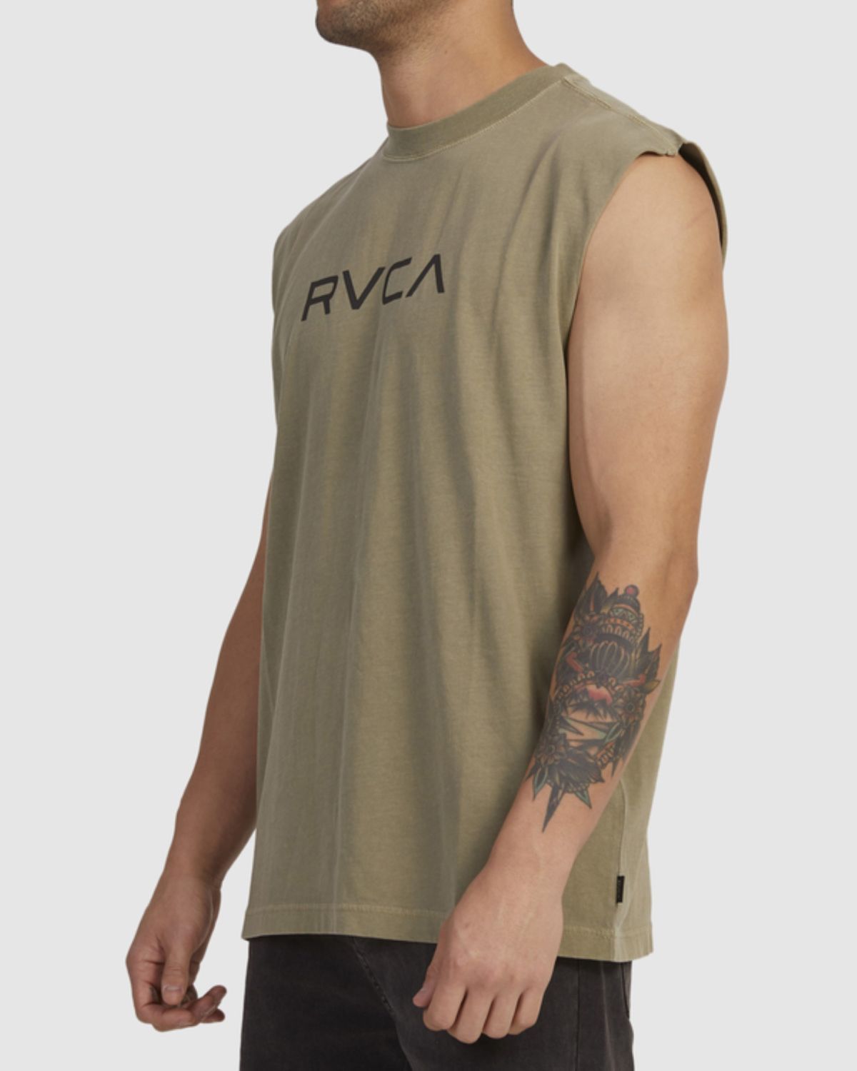  גופיית ווש עם הדפס לוגו של RVCA