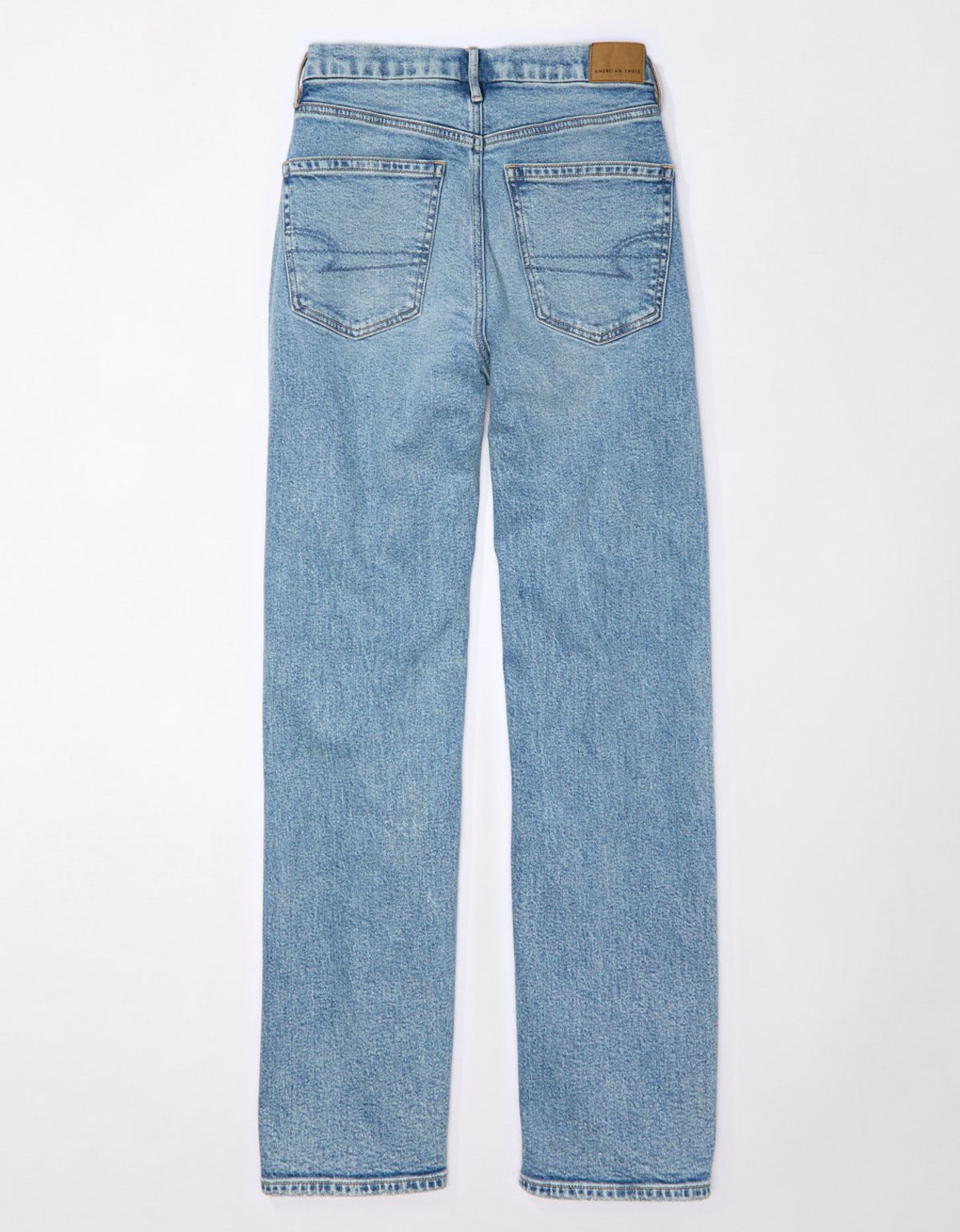  מכנסי ג'ינס CURVY SUPER HIGH-RISE BAGGY STRAIGHT של AMERICAN EAGLE