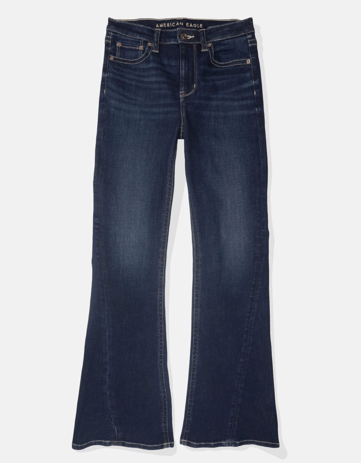  מכנסי ג'ינס SUPER HIGH-RISE FLARE JEANS של AMERICAN EAGLE