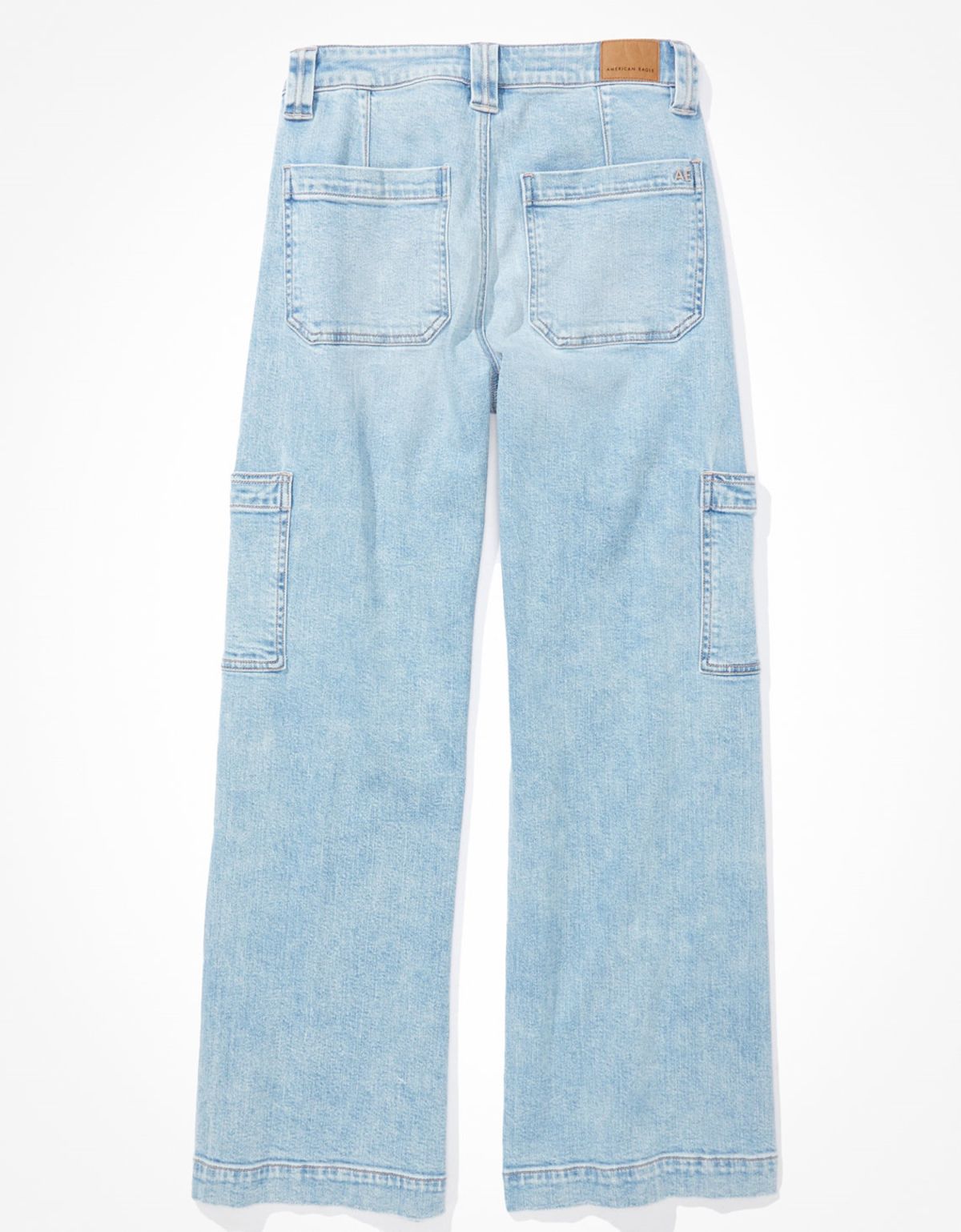  מכנסי ג'ינס SUPER HIGH-RISE BAGGY WIDE LEG של AMERICAN EAGLE