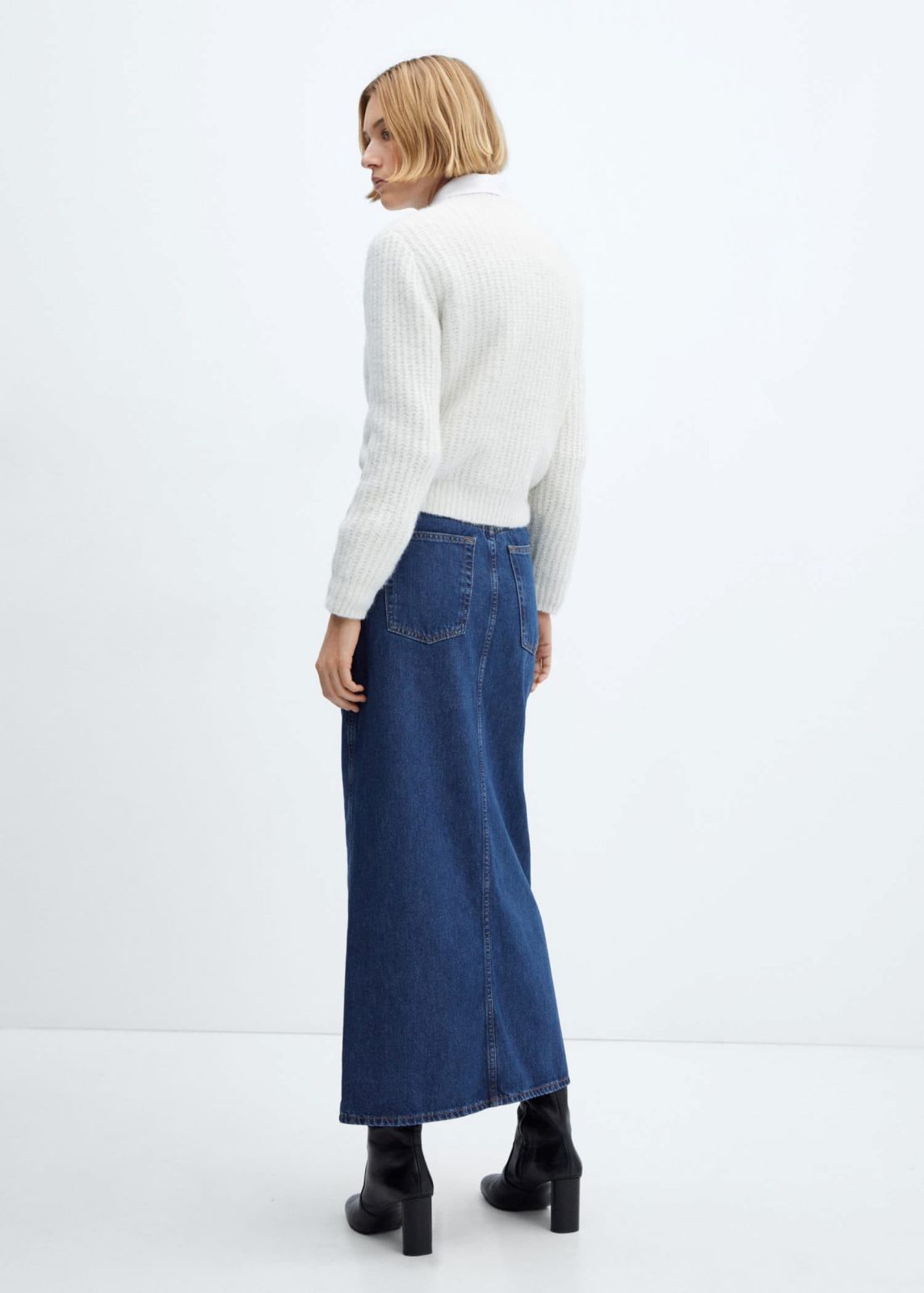 חצאית מקסי ג'ינס של MANGO