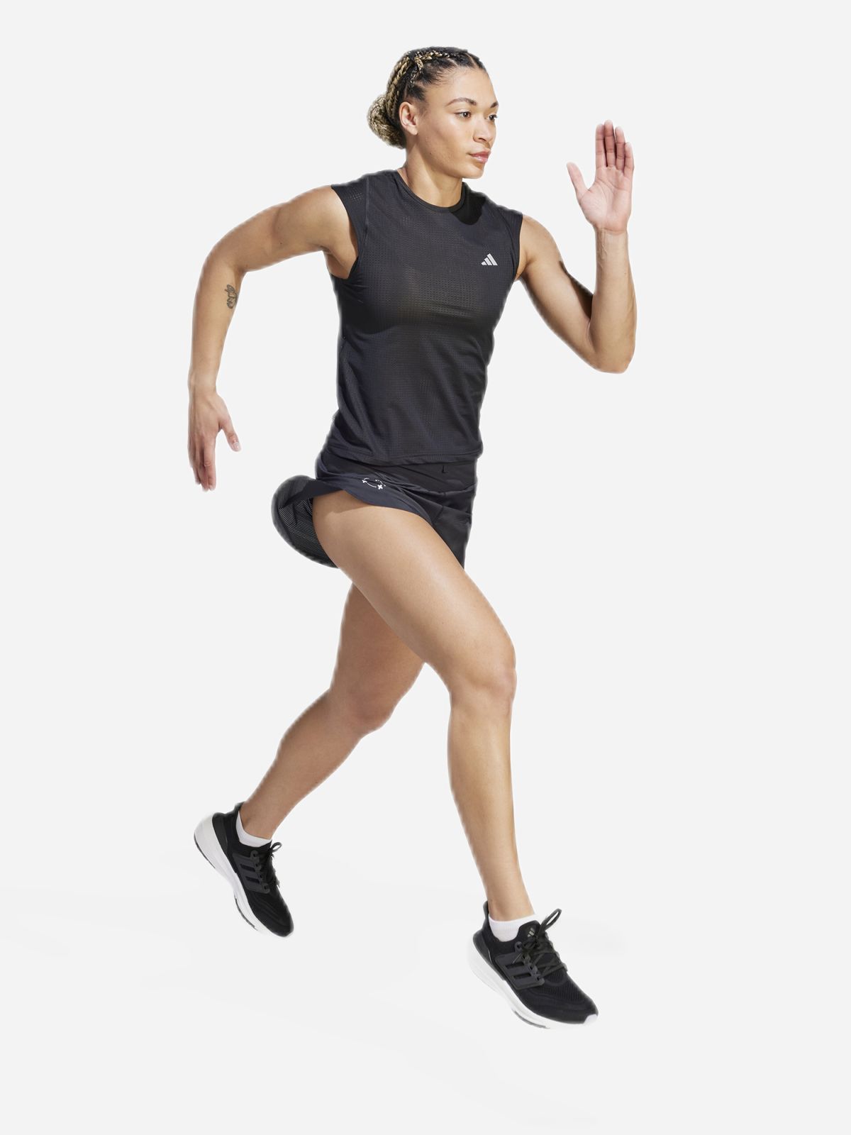  מכנסי ריצה קצרים עם לוגו של ADIDAS Performance