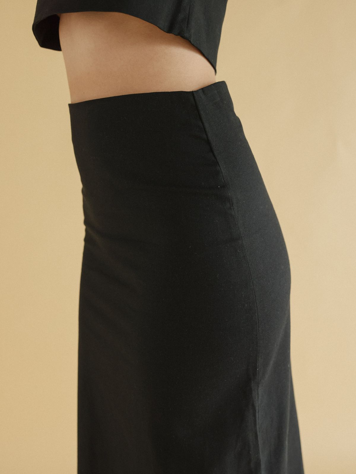  חצאית מקסי פשתן של YUVAL KASPIT