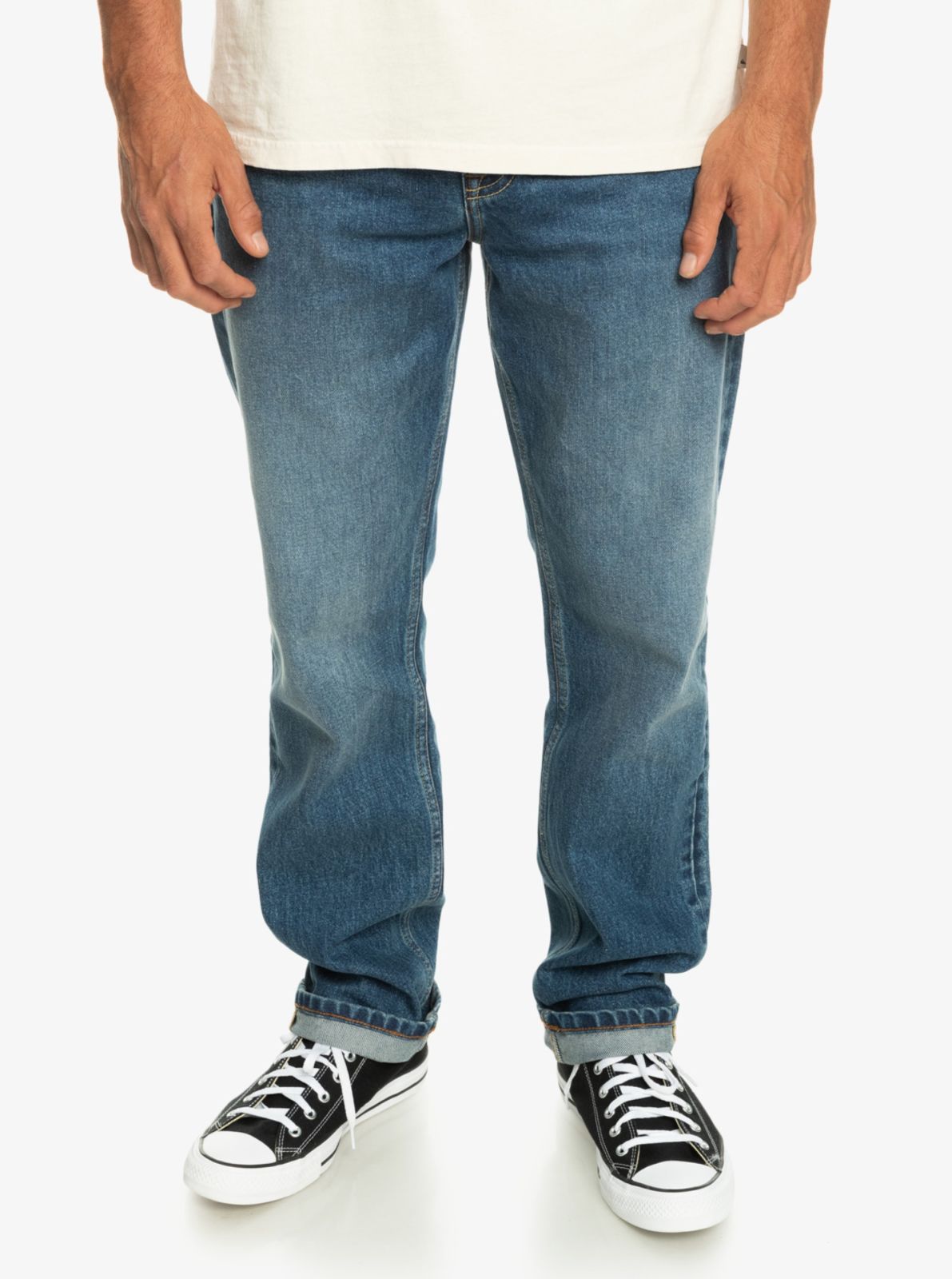  מכנסי ג'ינס בגזרה ישרה של QUIKSILVER
