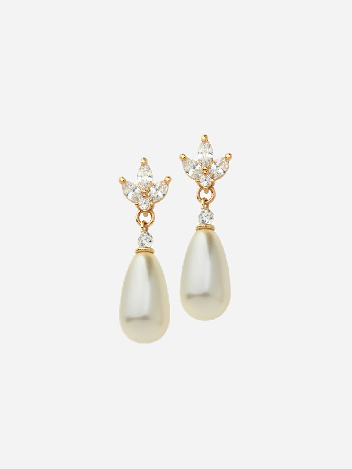  עגילי Lotus Pearl earrings / נשים של KEREN WOLF