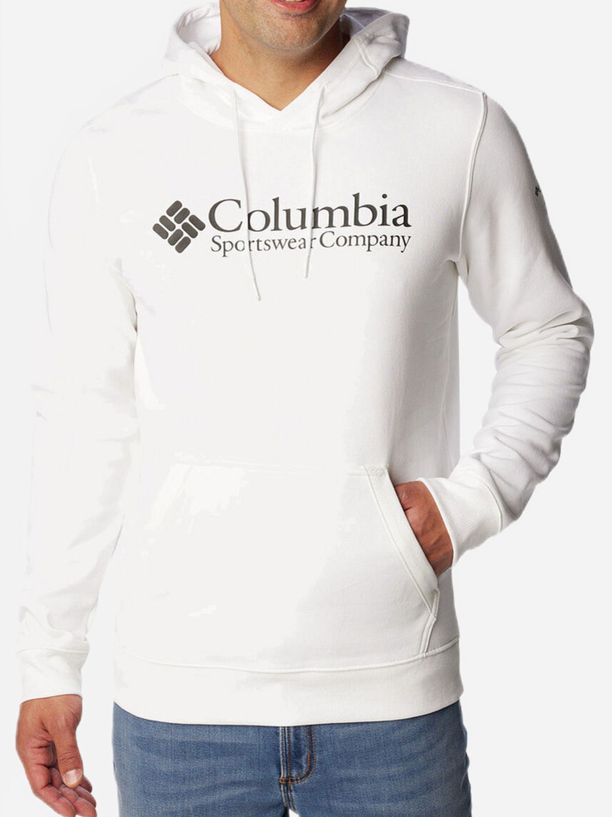  סווטשירט קפוצ'ון עם לוגו של COLUMBIA