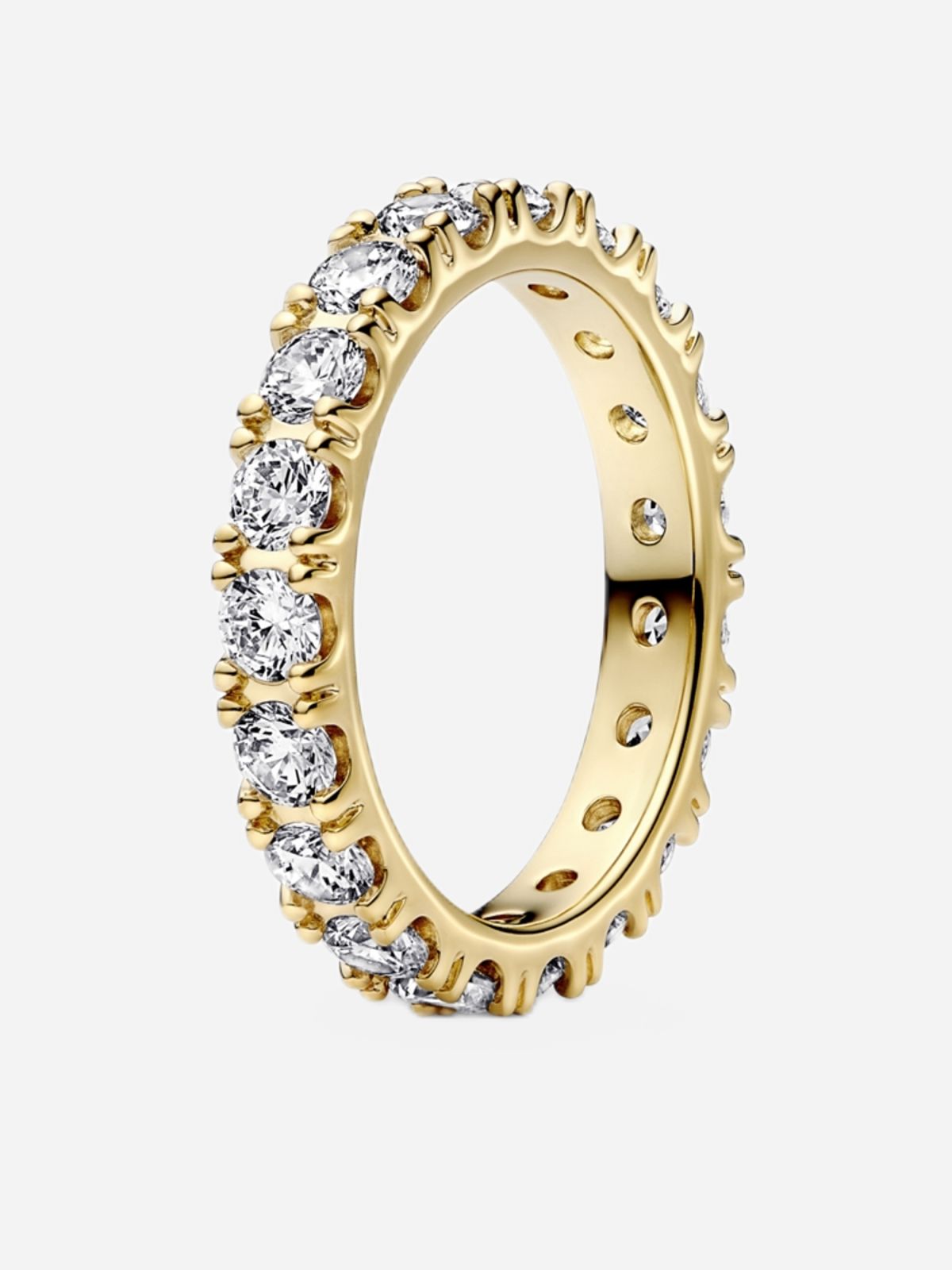  טבעת ציפוי זהב אהבה נצחית של PANDORA