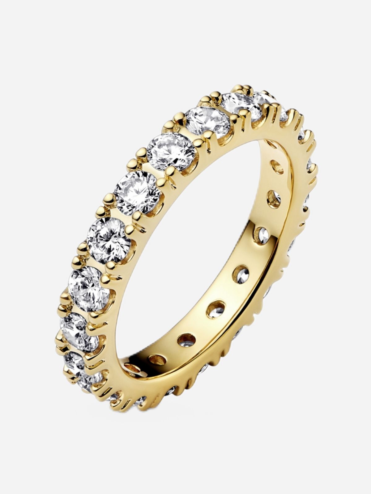  טבעת ציפוי זהב אהבה נצחית של PANDORA