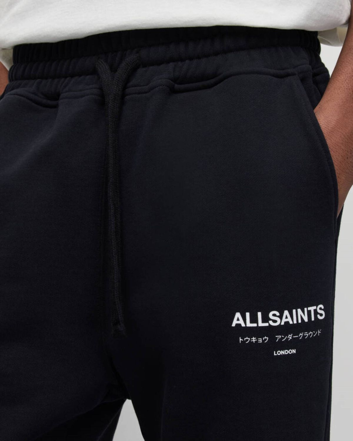  מכנסי טרנינג קצרים עם לוגו של ALL SAINTS