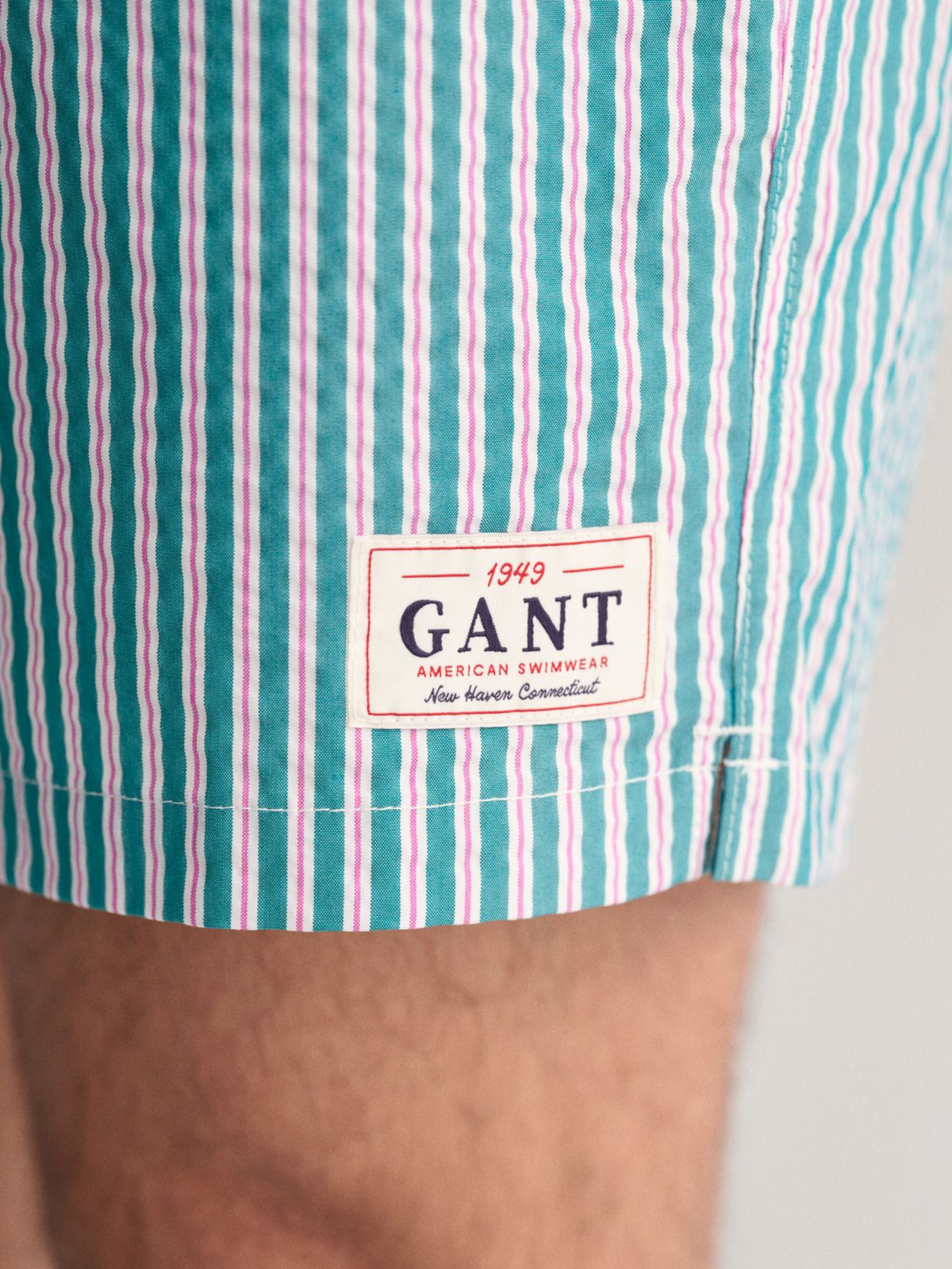  מכנס בגד ים בהדפס פסים של GANT