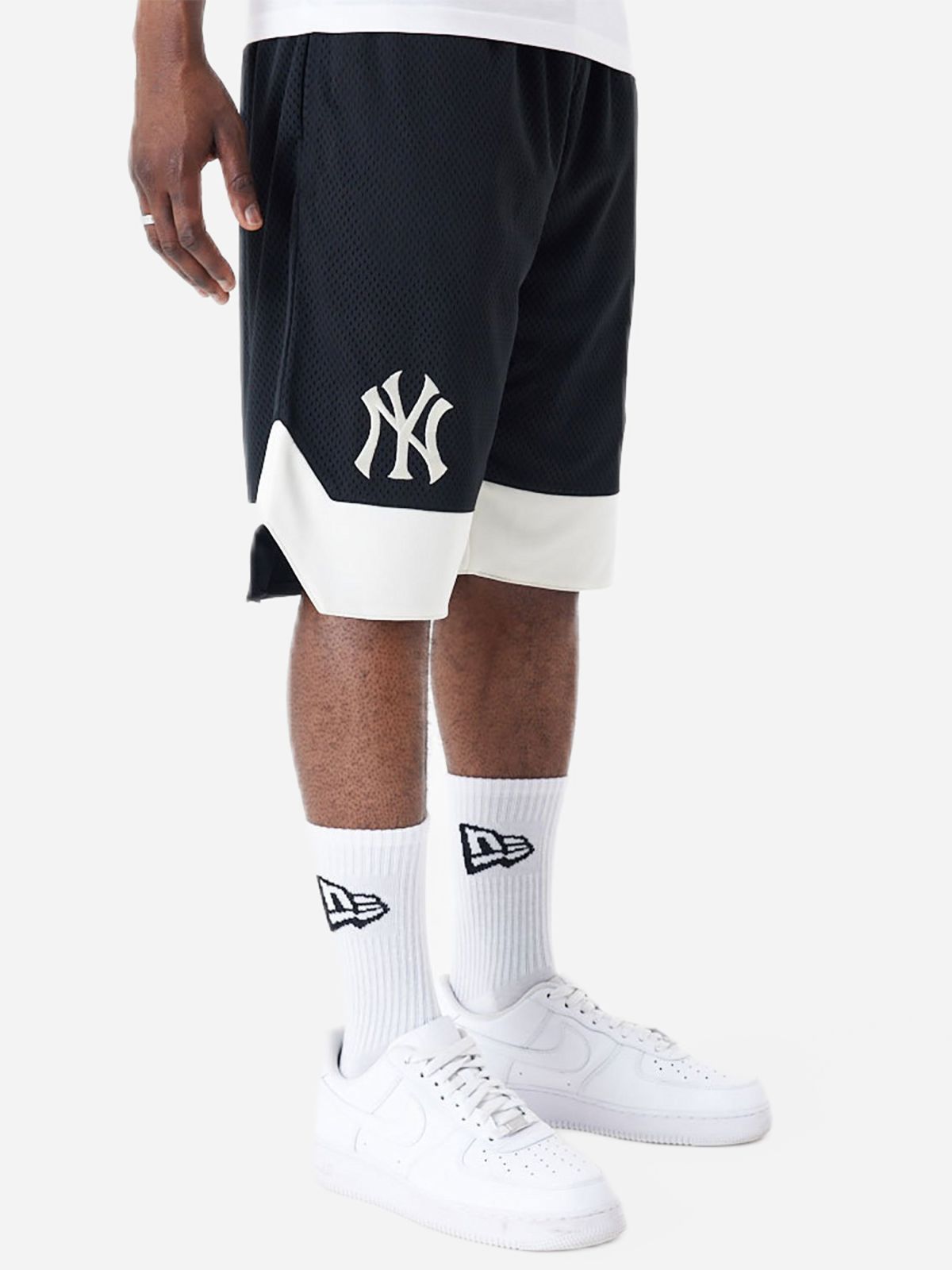  מכנסיים קצרים עם רקמת לוגו New York Yankees של NEW ERA