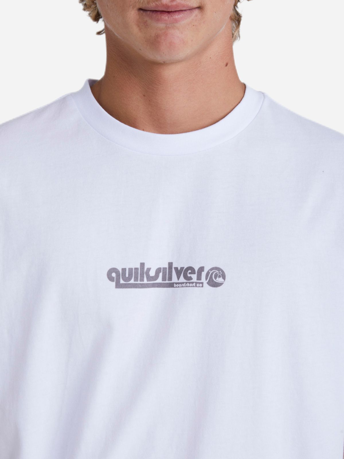  טישרט עם הדפס לוגו של QUIKSILVER