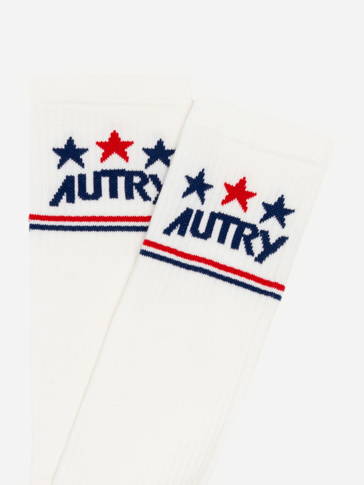  גרביים עם הדפס לוגו וכוכבים / נשים של AUTRY